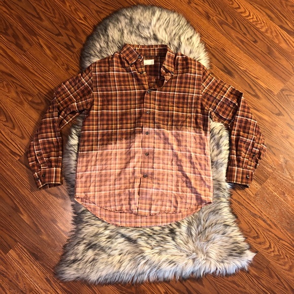Urban Renewal Tops - Urban Renewal Bleached Flannel